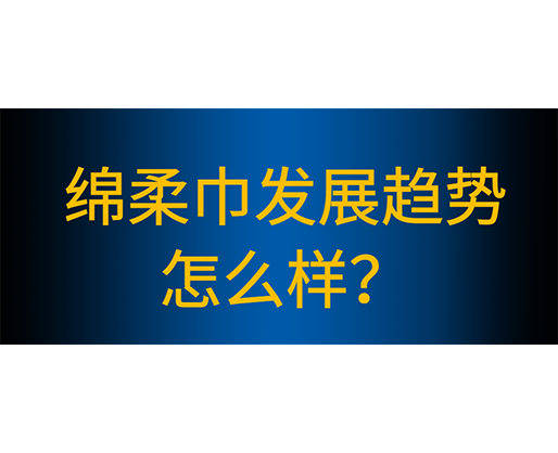 綿柔巾生產(chǎn)線有哪些性能特點，綿柔巾發(fā)展趨勢怎么樣？